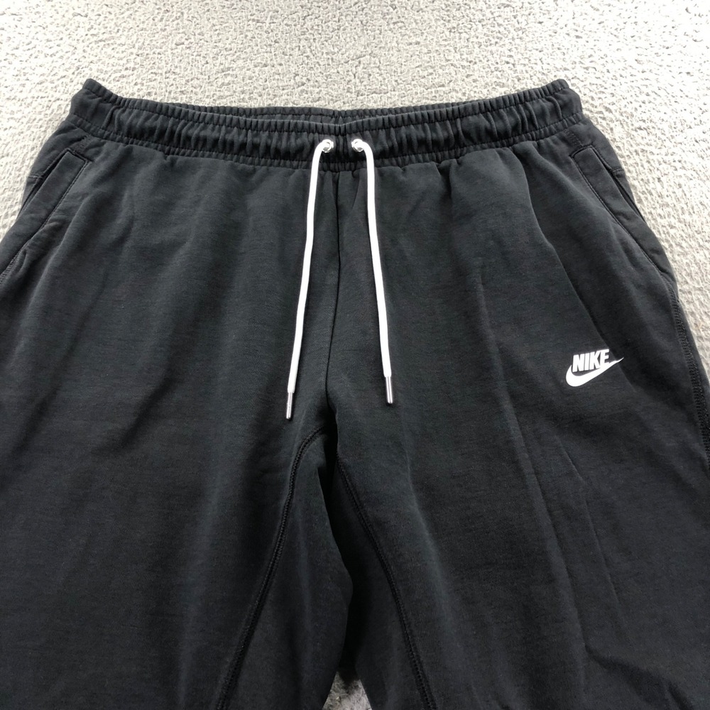 Nike Pants Mens Extra Large Black Club Fleece Sportswear Cuffed Jogger Fleece - Picture 2 of 10